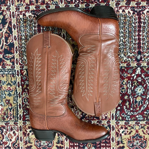 Tony Lama Vintage Western Boots men’s size 8EEE - Picture 7 of 10